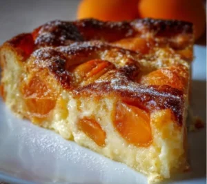 Clafoutis aux Abricots - Un dessert français simple et savoureux.