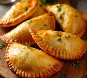 Empanadas maison savoureuses, nouvellement préparées, prêtes à être dégustées.