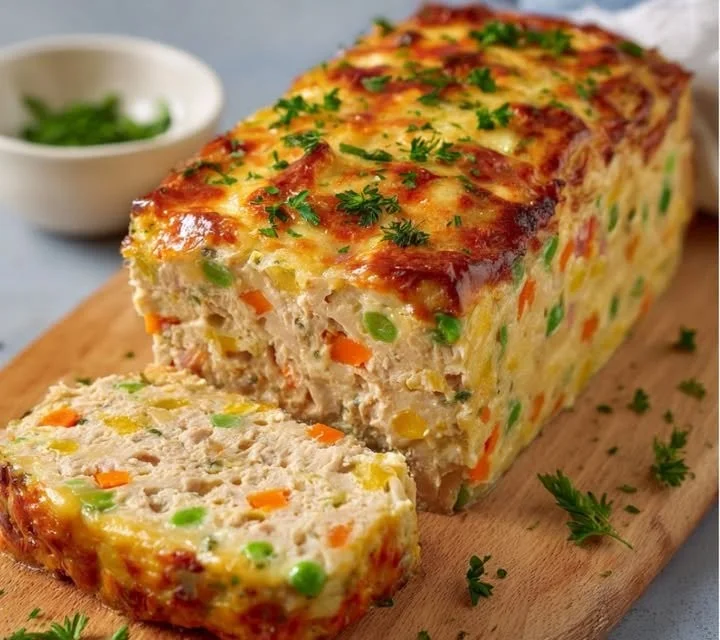 Pain de Thon accompagné de Macédoine, un plat délicieux et coloré