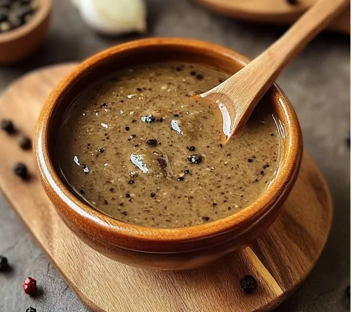 Recette de sauce au poivre maison délicieuse et facile à préparer.