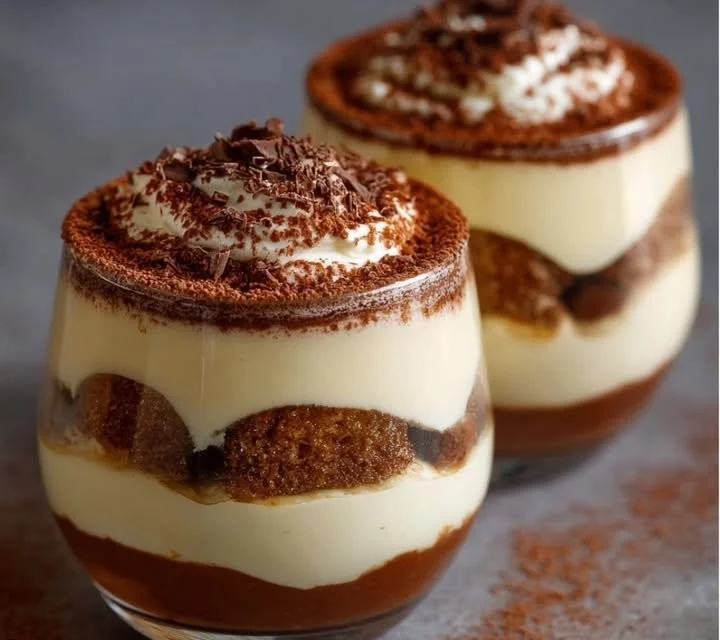 Tiramisu Kinder Bueno et Mascarpone en verrines, un dessert gourmand